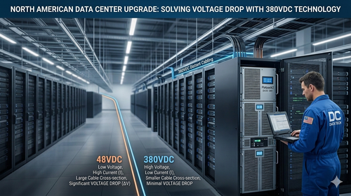 son şirket davası hakkında North American Data Centers: Addressing Voltage Drop in Long-Distance Cabling via 380VDC Technology