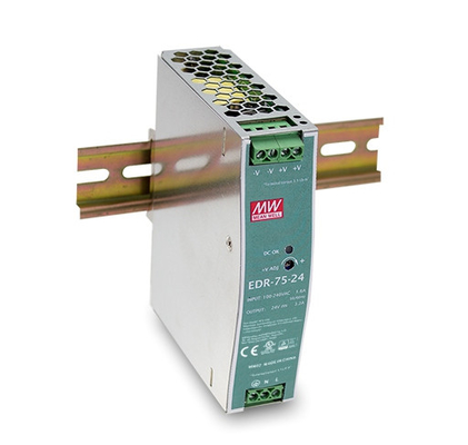 Mean Well Marka DIN Rayı Güç Kaynağı EDR-75 EDR-120 EDR-150