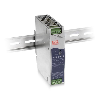 60W Ortalama Kuyu WDR-60-5 Raylı Güç Kaynağı Yüksek Verimlilik %93