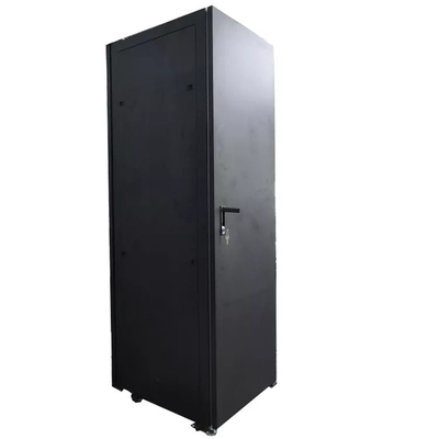 42U 600mm Dış Mekan Sunucusu DC48V Fanlı 19 İnç Raf Tipi Kabinler