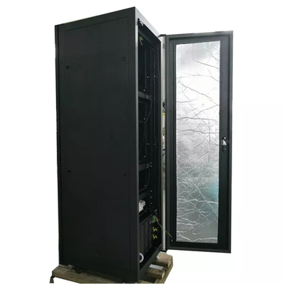 42U 600mm Dış Mekan Sunucusu DC48V Fanlı 19 İnç Raf Tipi Kabinler