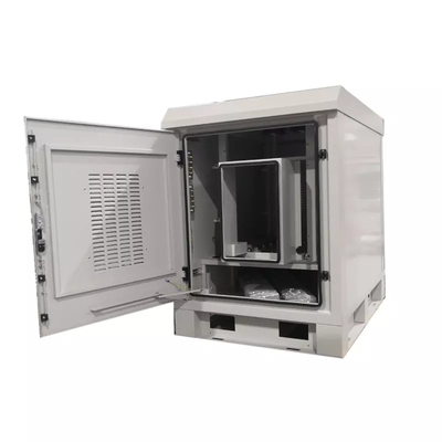 18U Dış Mekan İletişim Kabini Metal Muhafazalar RAL7035 Pantone 428C