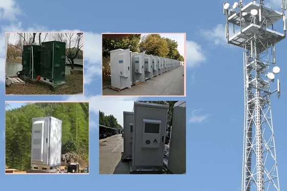 Galvanizli Çelik Duvar Tipi Dış Mekan Telekom Kabinleri 6U 9U 12U