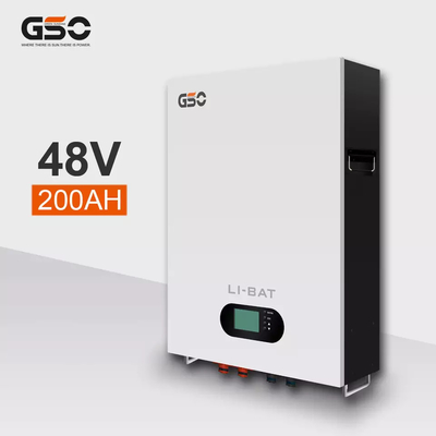 Ev Depolama Uygulaması için BMS ile Derin Döngü 48V 200ah Duvara Monte Lityum İyon Pil