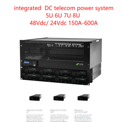 48vdc 24vdc Telekom Güç Sistemi Entegre DC sistemi 150A-600A