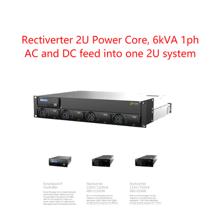 2U 19 inç 6kva 1 fazlı telekom güç sistemi eltek doğrultucu (CTOR0402.xxx)