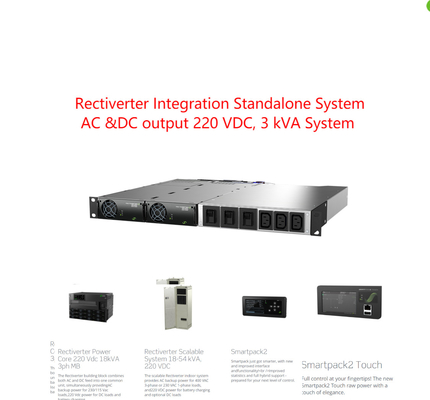 Bağımsız Eltek Reciverter Entegre Sistem 3kva 1 Faz 220 Vdc