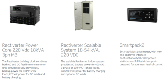 Bağımsız Eltek Reciverter Entegre Sistem 3kva 1 Faz 220 Vdc