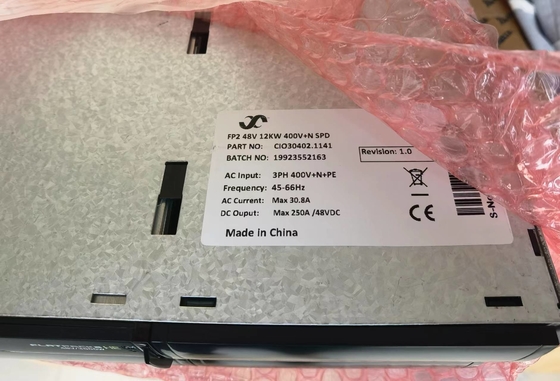 Eltek 48V 12KW Entegre DC Telekom Gücü Sistemi 2U Flatpack2 250A DC sistemi CIO30402.XXXX