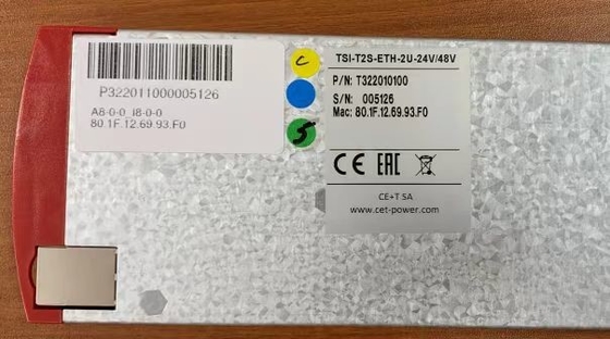 CE+T Marka TSI İzleme Birimi T2S ETH 2U 24V/48V P/N T322010100