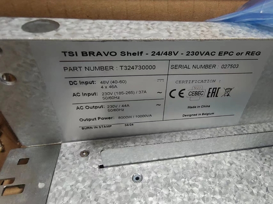 CE+T güç TSI'si BRAVO 24/48V 230VAC 2U güç 19 inçlik dolap için raf P/N T324730000