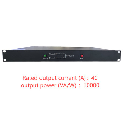 220V Çift Anahtarlı STS Tek Fazlı Relay Statik Transfer Anahtarı STS40S STS40D 40A'nın Akım Aralığı ile Çift Kanallı AC Gücü İçin