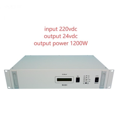 RCT2000D Serisi İzole Düzgün Düzgün Düzgün Değiştiriciler 19 "Rackmount Giriş 220vdc Çıkış 24vdc 1200W D50-11-14