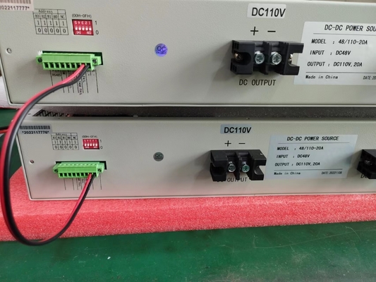 OEM özelleştirme 19 Inch DC DC Değiştiriciler RCT2000D Serisi Giriş 110vdc Çıkış 110vdc 2200W D20-10-10