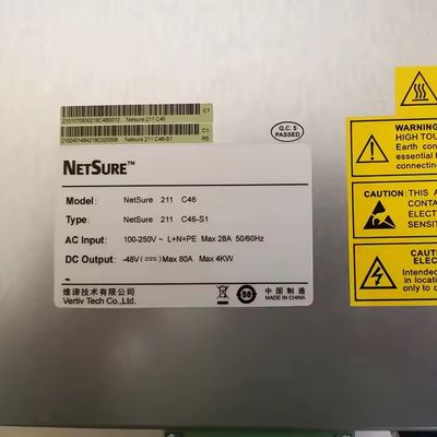 Emerson / Vertiv 48V 80A gömülü güç kaynağı sistemi NetSure 211 C46-S1