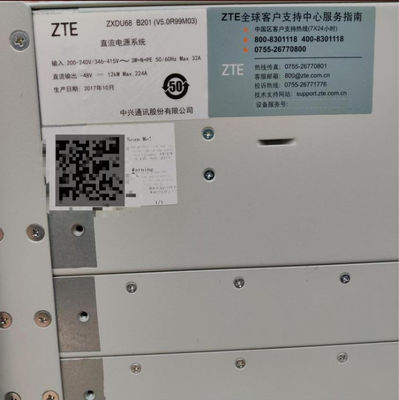 Yüksek Verimli Zte -48v 200a Telekom Güç Kaynağı Sistemi Zxdu68 B201 Gömülü