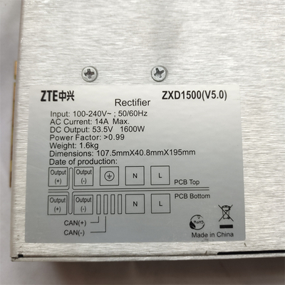 ZTE 48V 48/1500w ZXD1500v4.0 48v 3000w 48v 220v Ac To 48v Dc Düzeltme Modülü