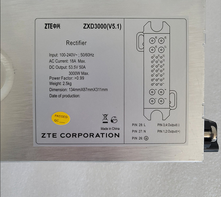 ZTE ZXD3000 V5.6 V5.5 İletişim Gücü Modülü 48V50A AC-DC Yüksek Verimlilik Düzelticisi 3000W