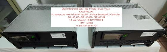 Eltek Flatpack2 110Vdc 8KW DC güç sistemi CIO20405.XXX Flatpack 110-125V/2000HE 241115.805 241119 ile sistem.805