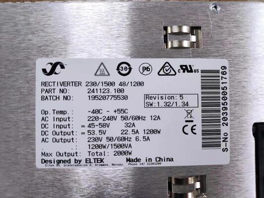 Eltek DC AC İnvertör Redresör Modülü 115V/750VA 48V/600W Yüksek Verimli Güç Dönüşümü