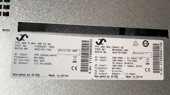 Eltek 24V Flatpack S 1U 5R 9kw Telekom Gücü Sistemi 241122.900 Smartpack S denetleyici