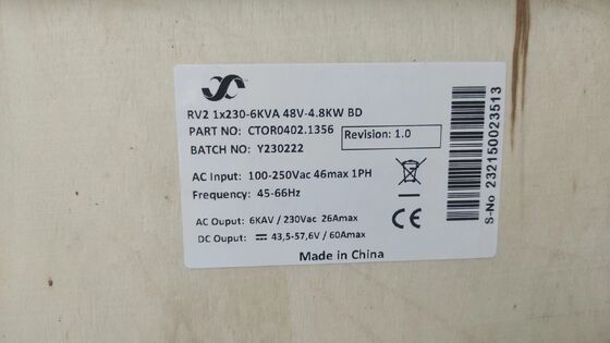 Eltek 4kw 230v DC Güç Tedarik Sistemi CTOR0201.001 Telekom için entegrasyonlu bağımsız düzleyici