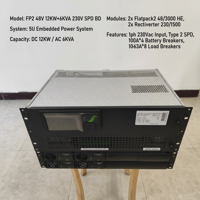 Eltek Rectiverter Güç Sistemi 12KW DC 6KVA AC Smartpack2 Dokunmatik Kontrol