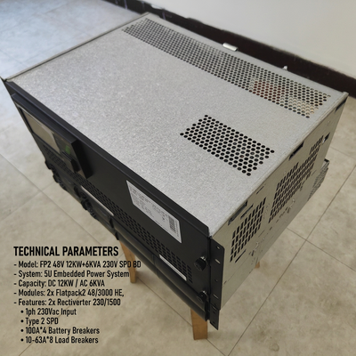 Eltek Rectiverter Güç Sistemi 12KW DC 6KVA AC Smartpack2 Dokunmatik Kontrol
