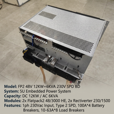 Eltek Rectiverter Güç Sistemi 12KW DC 6KVA AC Smartpack2 Dokunmatik Kontrol
