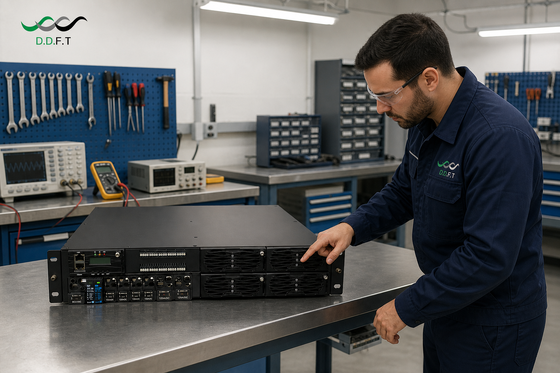 Yüksek Güvenilirliğe Sahip 6KVA Modüler İnvertör Sistemi - Telekomünikasyon için 48Vdc ila 220Vac Saf Sinüs Dalgası