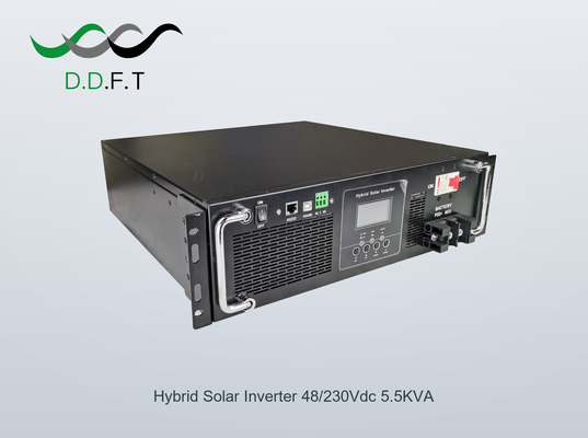 Akıllı Enerji Sistemleri için 100A MPPT ve LiFePO4 uyumluluğu ile 48V 5.5KW Hibrit Güneş Inverteri