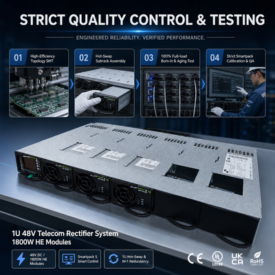 Eltek Flatpack S 1U 5R 48Vdc Power Shelf CTOS0501.XXX | Compact Hot-Swappable Telecom DC Power System with Smartpack S Controller