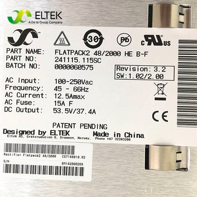 Eltek 241115.105 FP2 48/2000HE 48Vdc 2000W AC DC Modül Yüksek Verim