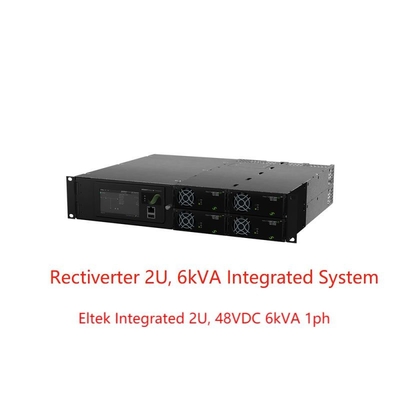 8KW 230Vac 4KW 115Vac Doğrultucu Güç Sistemi 48Vdc Entegre 2U 6kVA 1ph (CIOR0402.XXX)