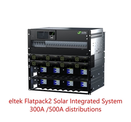 İletişim için Saf Güneş Sistemi 300A/500A Eltek Flatpack2 Solar Otonom Güç Çekirdeği