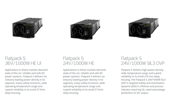 Eltek Flatpack S 3U Sistem 24V 3*2 KW DC Güç Kaynağı CE UL