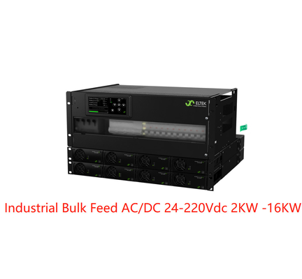 Eltek Endüstriyel Bulk Feed AC/DC sistemleri 24-220Vdc 2kw- 16kw Flatpack 2 Redresörlü
