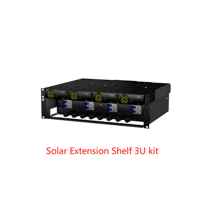 6.4KW 12.8KW Eltek Power Telekom Hibrit Sistem Solar Uzatma Kiti 3U Raf