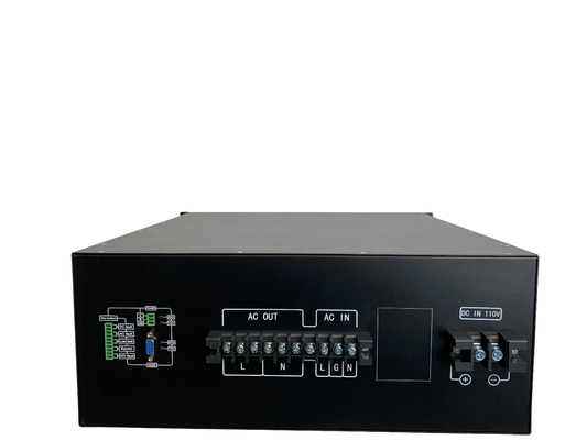 19 İnç Sinüs Raf Tipi İnvertörler 110Vdc - 220Vac 1KVA