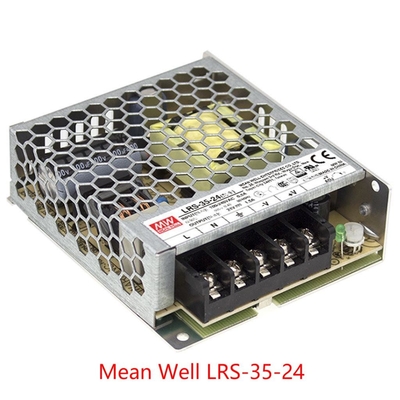Kapalı Doğrultucu 35W Tek Çıkışlı Anahtarlamalı Güç Kaynağı LRS-35-5 LRS-35-12